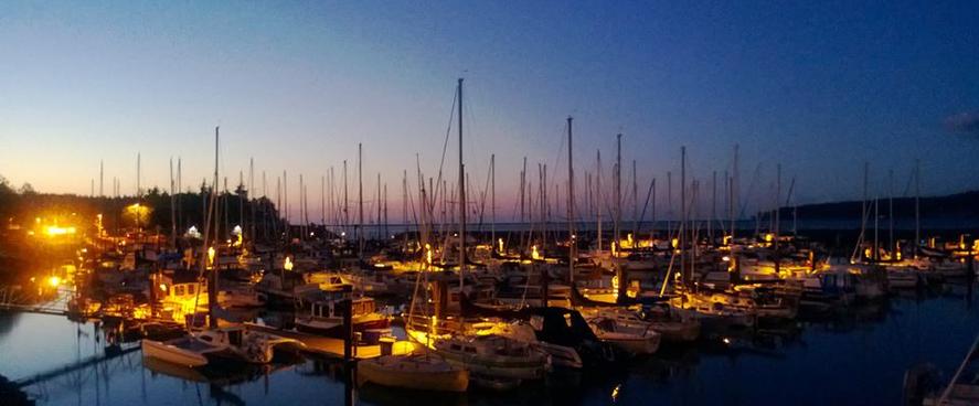 Sunset at John Wayne Marina