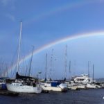 Rainbow over John Wayne Marina