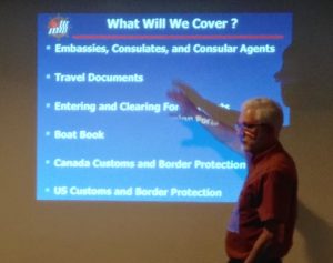R Roberts teaching "Crossing Borders" Clinic