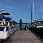 at Stuart Island floating dock